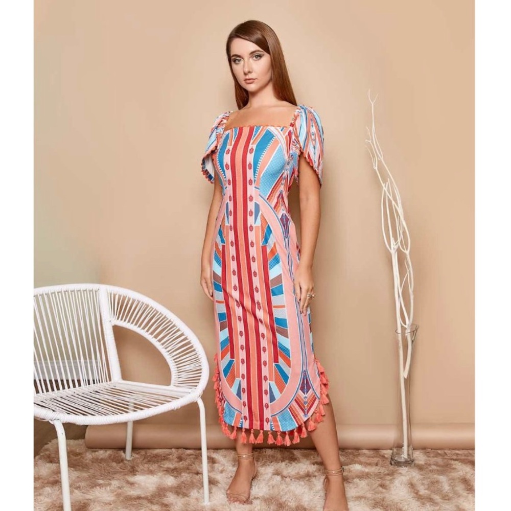 Sandhya Garg Los Angeles Art Deco Dress